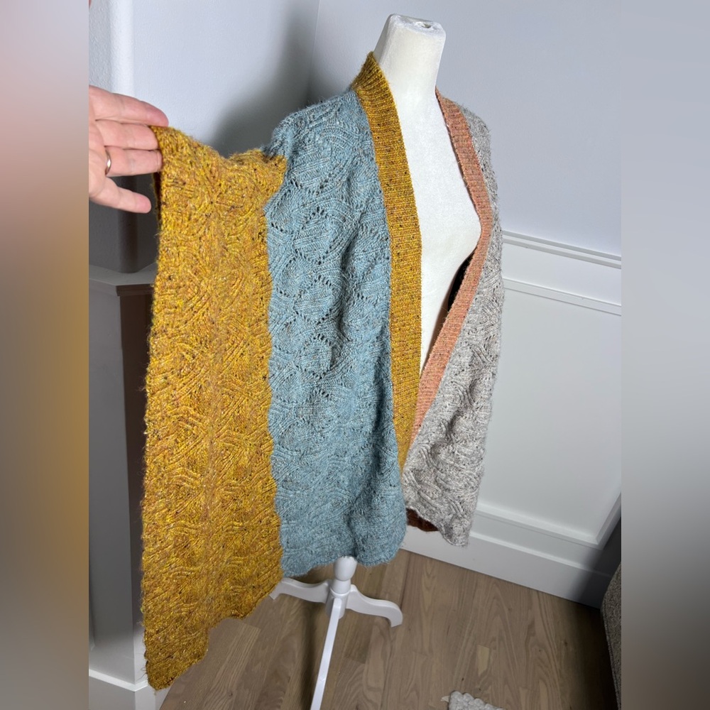 Sundance Multicolor Patchwork Poncho - image 3